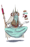 Burger Witch Design by Griffin Cook