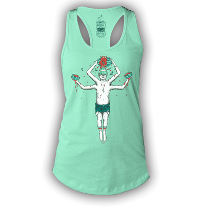 Summer-man Ladies Mint Tanktop by Griffin Cook