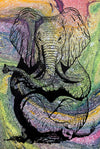 Zen Elephant poster Design by Yeah Right swirl